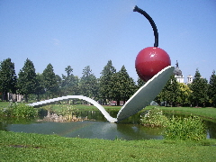 spoonbridge and cherry, Minneapolis. Photo by BF Newhall