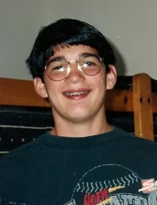 11-year-old boy with glasses and braces. Photo by BF Newhall