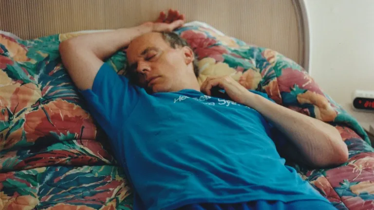 man-asleep. widowed i miss the old guy most