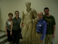 PHOTO SEVEN. At the National Archeological Museum, Athens. Photos c 2009 B.F. Newhall