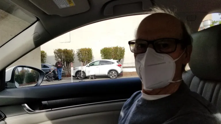 did covid kill my husband? drive-through-covid-test