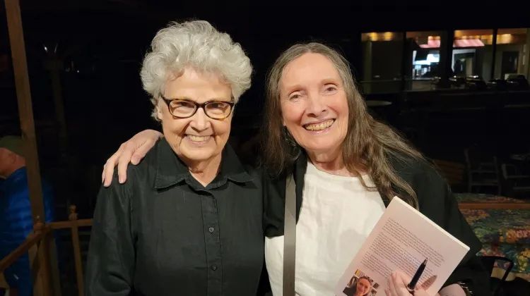fellow writers Barbara-falconer-newhall-and-kris-o'shee
