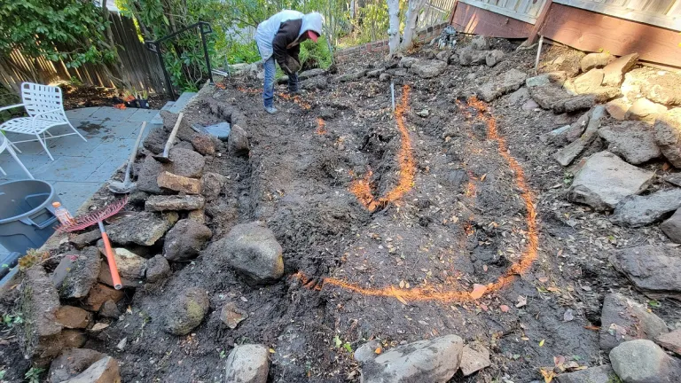 markings-for-a-new-garden-path an unruly garden tamed