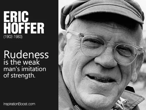 The Eric Hoffer Book Award is in honor of American working class philosopher Eric Hoffer 