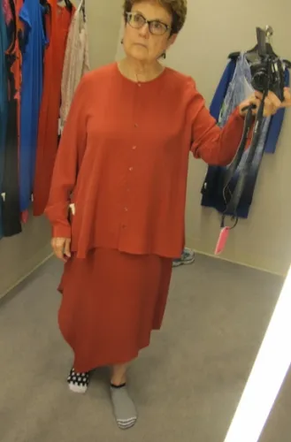 looking for a dress for niece's wedding. nordstrom. Eileen Fisher $378