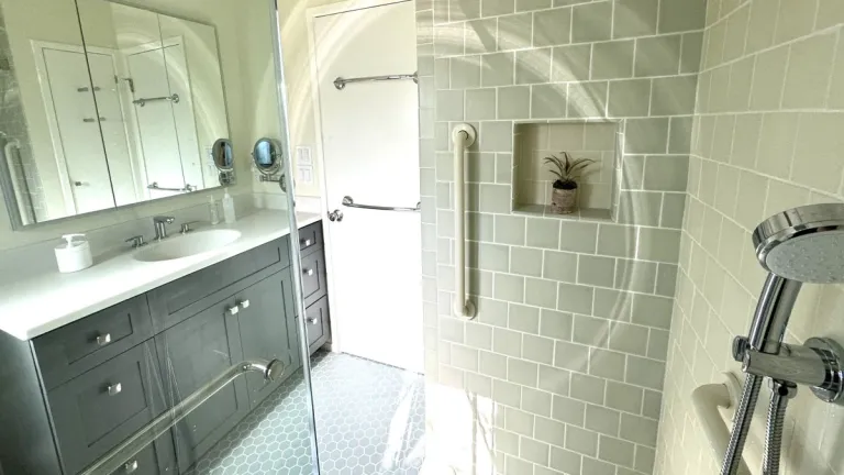 It's True. My New Bathroom Is . . . Beautiful tiled-bath-remodel