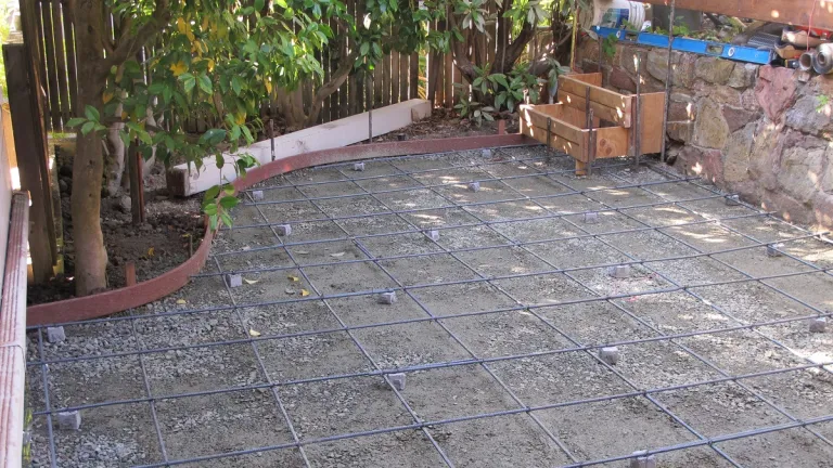 working with their hands -- patio-ready-for-concrete-pour
