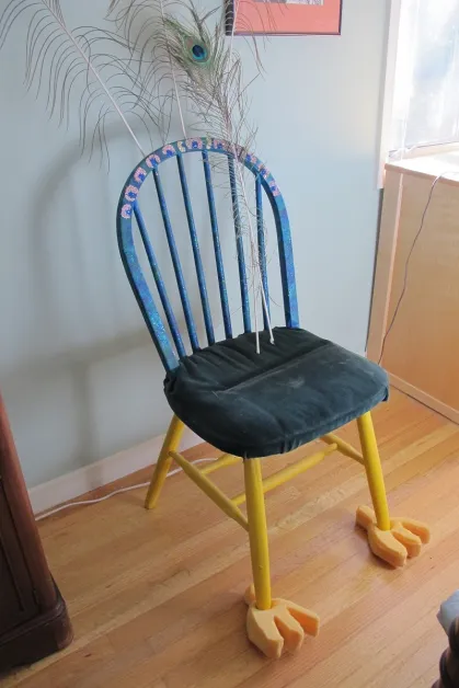 I-miss-my-grown-up-children peacock-chair