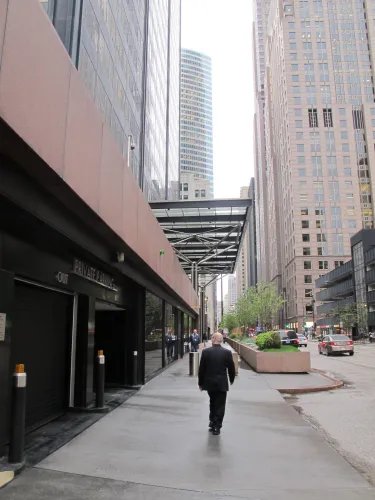 Entrance to Willis Tower, Chicago. Photo by Barbara Newhall