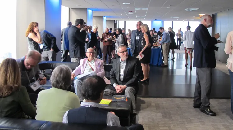 Book contests. IPPY prize winners celebrate atop the Willis Tower, Chicago, 2016. Photo by Barbara Newhall