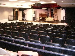 The little theater looked different. Did they do something to the walls?