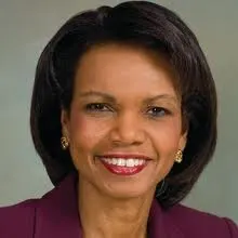 condoleezza rice has a thin upper lip.