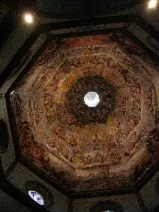 Beauty in the frescoed ceiling of the Duomo, Florence