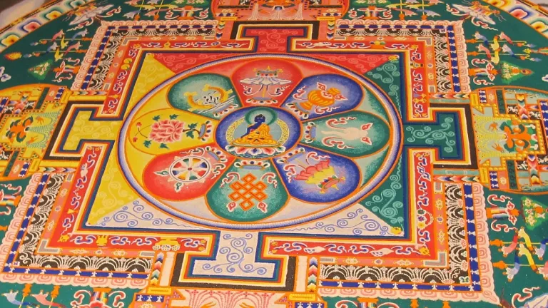 widowed the one good thing about grief mandala-with-blue-buddha