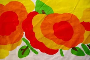 marimekko-sheet-1970s Marrimekko sheet from 1970s. Photo by BF Newhall