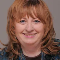 Portrait of goddess scholar and author Patrician Monaghan of Wisconsin.