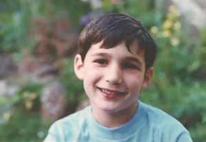 Seven-year-old boy-who-looks-like-alfred-e-newman. Photo 1988 by BF Newhall