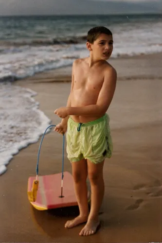 Peter at 10. He'd be preadolescent by April and his mother would have even more gray hairs. Photo by Barbara Newhall