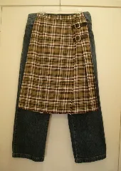 1960s-women's-kilt-size-12-florence-walsh The size 12 plaid kilt with the 23-inch waist I wore in college, and the size 12 petite jeans I bought a couple of years ago. Photos c 2010 B.F. Newhall
