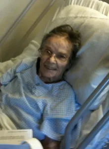 92-year-old-woman-bedridden-with-broken-hip. photo by bf newhall