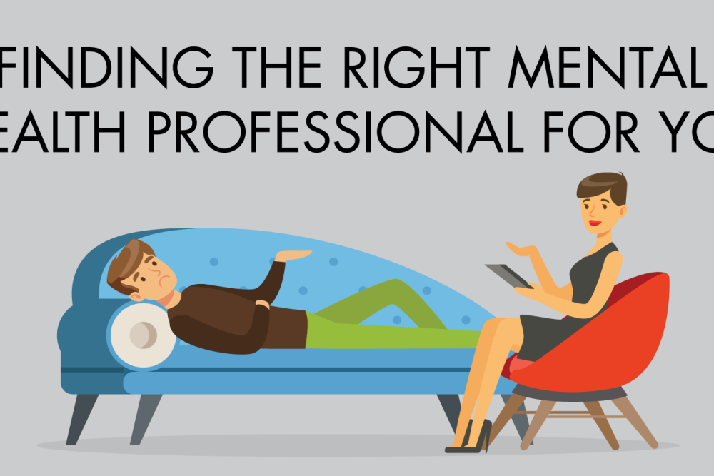 Finding the right Mental health Professional for you