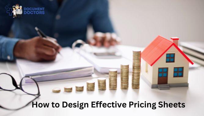 How to Design Effective Pricing Sheets