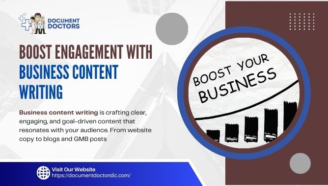 Boost Engagement with Business Content Writing
